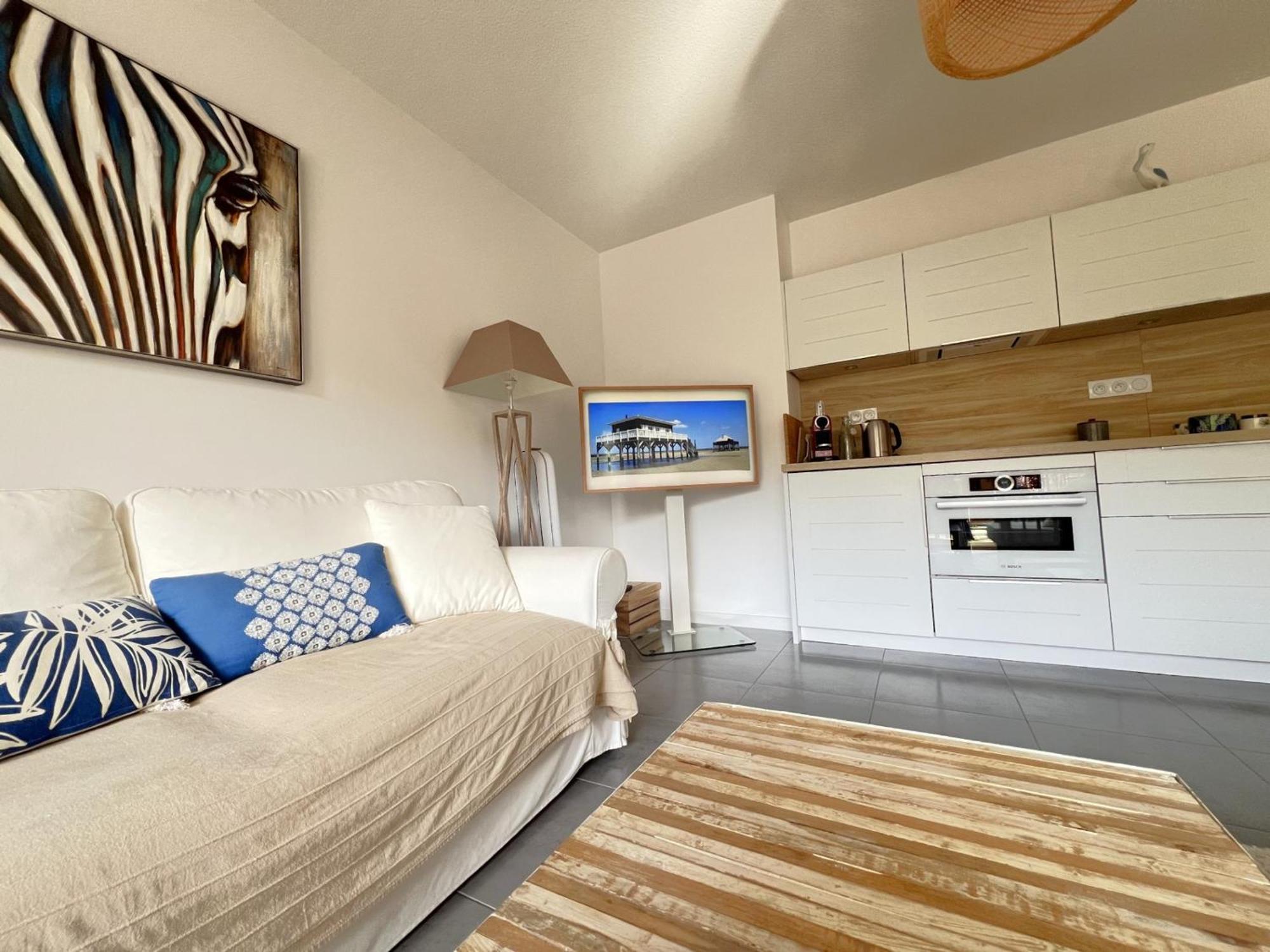 Charmant Appartement Pour 6 En Centre-Ville D'Arcachon Avec Terrasse, Parking Et Wifi - Fr-1-474-174 Exteriör bild